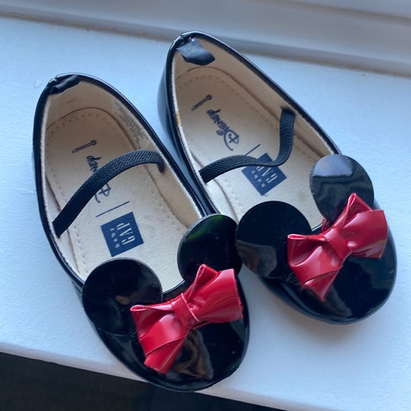 GAP Shoes Toddler Girl Minnie Mouse Patent Leather Mary Janes